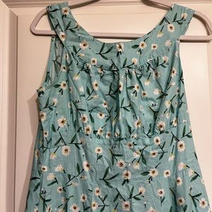 Heart of Haute Light Blue Flower Dress XL